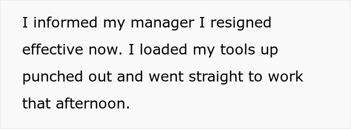 "If You Don't Like It You Can Always Quit": Boss's Words Backfire As Model Employee Gets A New Job Right In Front Of His Eyes