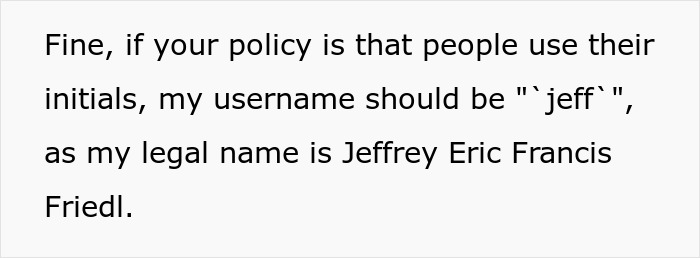 Guy Can’t Get A Simpler Username Because Of University “Initials Only” Policy, Maliciously Complies Guy Can’t Get A Simpler Username Because Of University “Initials Only” Policy, Maliciously Complies