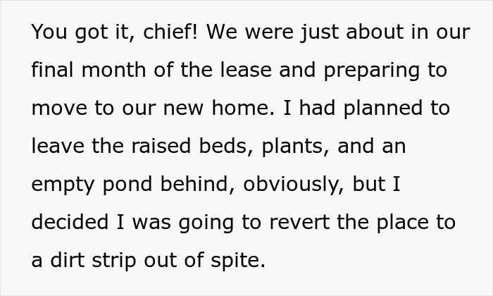 New Landlord Demands Tenants Restore The Garden To Its Original State, Loses It When He Sees It's Now Just A Patch Of Dirt New Landlord Demands Tenants Restore The Garden To Its Original State, Loses It When He Sees It's Now Just A Patch Of Dirt