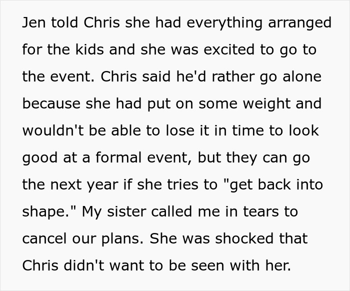 Wife Leaves Husband Red-Faced After He Demands She Lose Weight For His Company Event And She Maliciously Complies