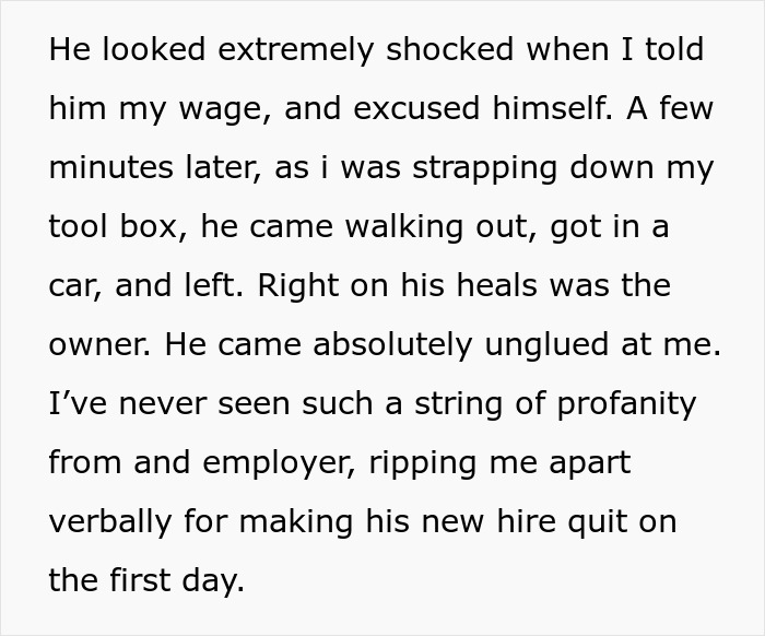 "He Looked Extremely Shocked When I Told Him My Wage": Boss Replaces Two People With One Person Who's Paid Less, Gets Upset When He Quits On The First Day