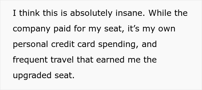 Boss Expected This Employee To Give Up Her 1st Class Seat For Her, Says She Has A "Lack Of Respect For Protocol" When She Doesn't Boss Expected This Employee To Give Up Her 1st Class Seat For Her, Says She Has A "Lack Of Respect For Protocol" When She Doesn't