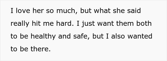 Husband Is Conflicted Over Who Is Right After Wife Tells Him That There Is No Way He&rsquo;ll Be In The Room When Their Child Is Born