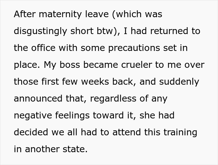 Boss Wanted Employees To Attend Training In Person Despite Quarantine, Employee Exposes Her Lies By Contacting The Training Organizers Boss Wanted Employees To Attend Training In Person Despite Quarantine, Employee Exposes Her Lies By Contacting The Training Organizers