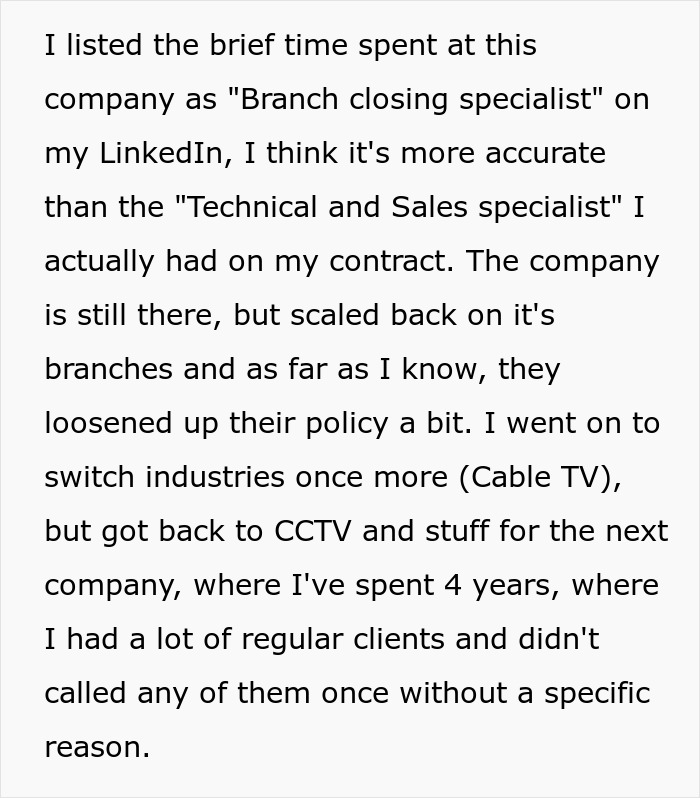 Person Warns Their Boss That The Company Policy Is Annoying To Clients, Boss Refuses To Listen And The Branch Ends Up Getting Closed Person Warns Their Boss That The Company Policy Is Annoying To Clients, Boss Refuses To Listen And The Branch Ends Up Getting Closed