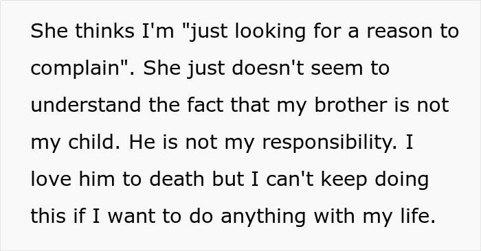 Teenager Is Expected To "Give Up His Freedom" Until He's 21 To Take Care Of His Baby Brother