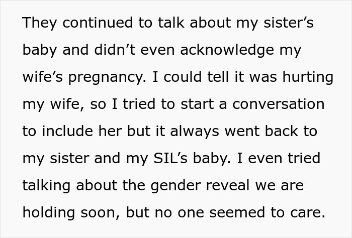 Man Throws Tantrum Over Sister&rsquo;s 38-Week IVF Pregnancy Getting More Attention Than His Wife&rsquo;s, Gets A Reality Check