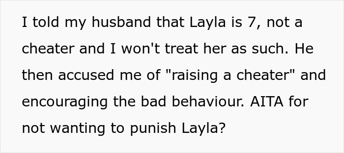 "My Husband Wants Us To Punish Layla": Parents Disagree Over Whether To Punish 7 Y.O. For &ldquo;Cheating On Boyfriend&rdquo;