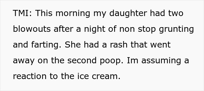 Woman Feeds 2-Month-Old Granddaughter Ice Cream Despite Her Parents Repeatedly Saying No, Is Not Ready For The Consequences