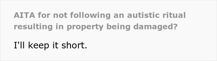 Parents Livid After Dinner Guest Doesn&rsquo;t Participate In Their Son&rsquo;s Autistic Ritual, Causing Chaos And Broken Plates