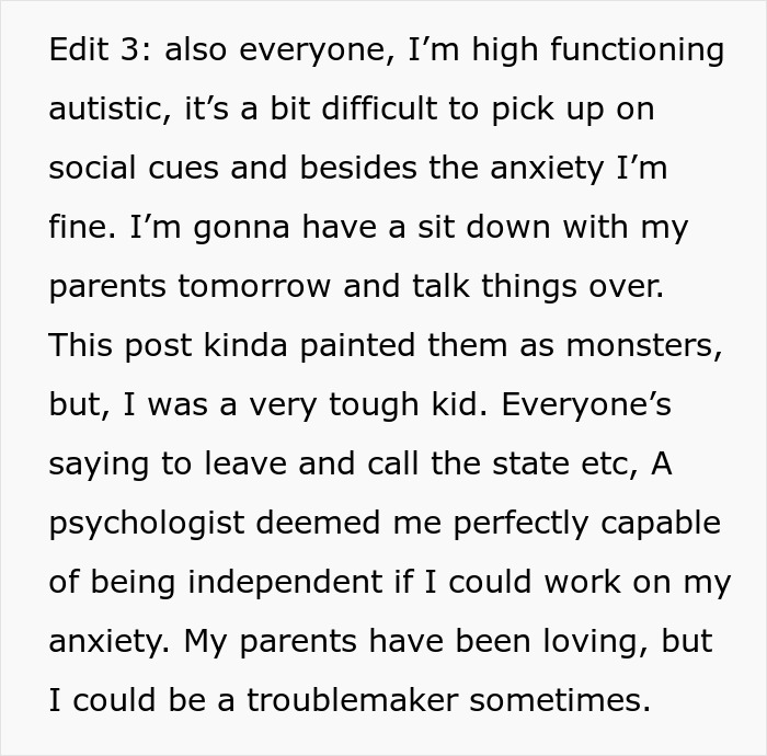 Person Shares How They Failed To Notice Key Cues That Their Parents Wouldn't Pay For Their 18th B-Day Dinner Person Shares How They Failed To Notice Key Cues That Their Parents Wouldn't Pay For Their 18th B-Day Dinner