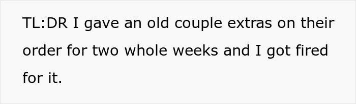 This Man’s Colleague Keeps Silent When A Man Gives Extra Food To A Family In Need, But Later Uses It Against Him This Man’s Colleague Keeps Silent When A Man Gives Extra Food To A Family In Need, But Later Uses It Against Him