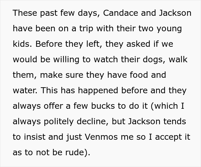 "[Am I The Jerk] For Telling My Neighbor That We Won't Ever Watch His Dogs Again?"