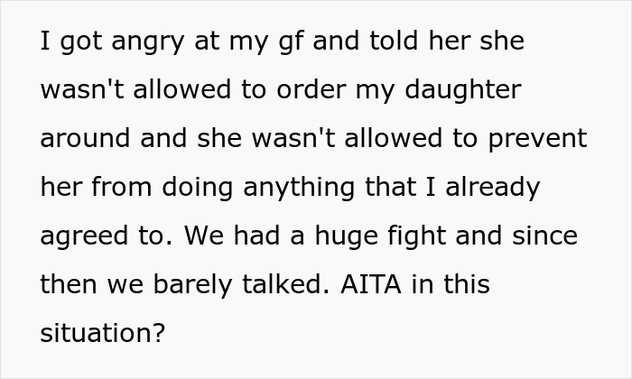 Man Asks Internet To Tell Him If He Is A Jerk For Telling Girlfriend Not To Regulate How His Daughter Looks