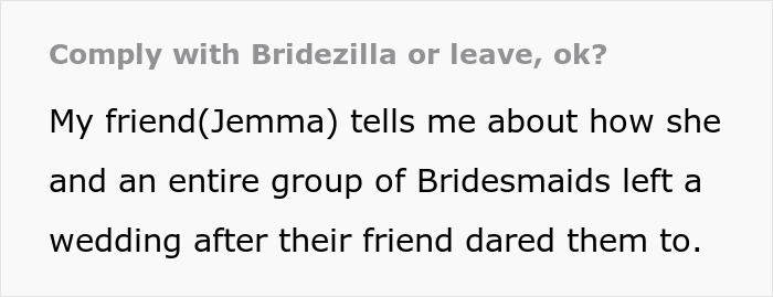 Bridezilla Has An Awkward Wedding With No Bridesmaids After They All Leave Over Her Mistreatment Of A Woman With Glasses