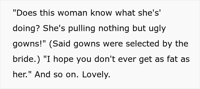 Bridal Stylist Fires Friendly Shots And Says Her Goodbyes In Spanish After Client&rsquo;s Mom Trash-Talked Her Throughout The Entire Appointment
