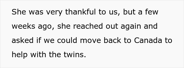 Woman Feels Bad For Refusing To Give Up A Life She's Built Abroad To Help Her Sister With Twins, Asks If She's Wrong
