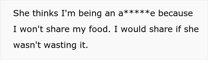 "Am I A Jerk For Letting My Roommate Go Hungry Because They Cannot Understand How Food Works?"