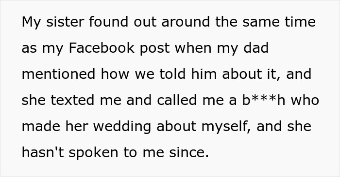 'Bridezilla' Livid Over Sister Announcing Pregnancy At Her Wedding Ceremony, Doesn't Want To See The Newborn 'Bridezilla' Livid Over Sister Announcing Pregnancy At Her Wedding Ceremony, Doesn't Want To See The Newborn