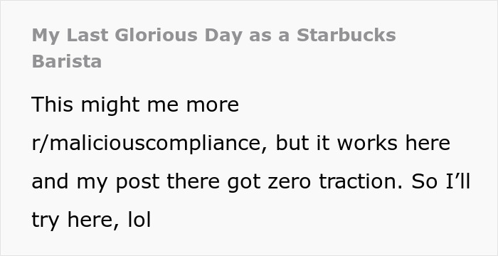 This Barista Revealed His Ultimate Long-Term Petty Revenge Plan Against His Regular Karen Customer On His Last Day And She Was Flabbergasted