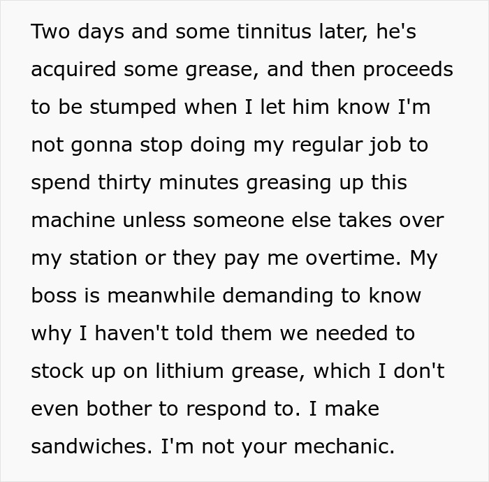Angry Boss Belittles Employee For Following Exact Meat Slicer Cleaning Instructions, Gets Slapped With Malicious Compliance