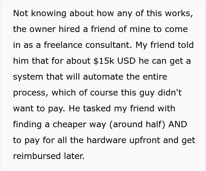 Cheapskate Company Owner Thinks He Will Trick Consultant Into Working For Free, Ends Up Paying Double What Was Intended