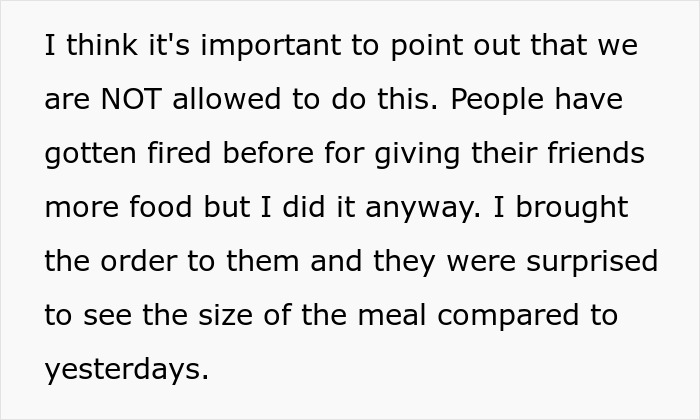 This Man’s Colleague Keeps Silent When A Man Gives Extra Food To A Family In Need, But Later Uses It Against Him This Man’s Colleague Keeps Silent When A Man Gives Extra Food To A Family In Need, But Later Uses It Against Him