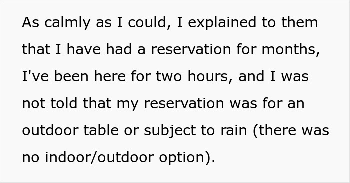 Restaurant Refuses To Honor This Woman's Reservation Made Months In Advance, So She Completes A Total Masterplan Of Petty Revenge