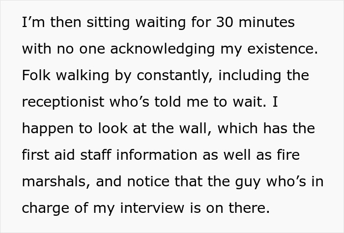 Jobseeker Is Disappointed That Their Interview Is 35 Minutes Late, Realizes The Recruiter Walked Past Him Several Times