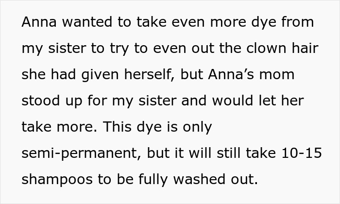 Entitled Know-It-All Ruins Her Hair After Lying To Her Cousin About It Being Naturally Blonde