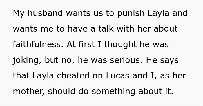 "My Husband Wants Us To Punish Layla": Parents Disagree Over Whether To Punish 7 Y.O. For &ldquo;Cheating On Boyfriend&rdquo;