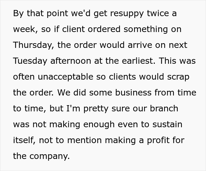 Person Warns Their Boss That The Company Policy Is Annoying To Clients, Boss Refuses To Listen And The Branch Ends Up Getting Closed Person Warns Their Boss That The Company Policy Is Annoying To Clients, Boss Refuses To Listen And The Branch Ends Up Getting Closed