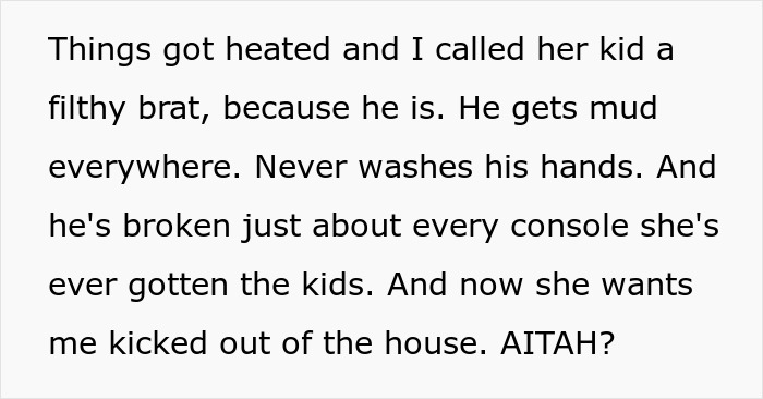 Mom Takes The Whole 2nd Floor For Her And Her 3 Kids, Leaves Sister With Horrible Basement, Drama Ensues When She Fixes It Up And Makes It Really Nice Mom Takes The Whole 2nd Floor For Her And Her 3 Kids, Leaves Sister With Horrible Basement, Drama Ensues When She Fixes It Up And Makes It Really Nice