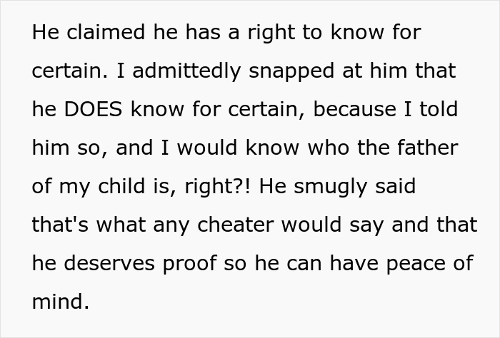 Husband Demands A Paternity Test From His Pregnant Wife, She Tells Him To File For Divorce