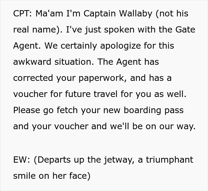 “I've Upgraded To First Class”: Woman Demands Passenger Who Paid For His Seat Move, Captain Decides To Lure Her Out Of The Plane And Leave Her Behind “I've Upgraded To First Class”: Woman Demands Passenger Who Paid For His Seat Move, Captain Decides To Lure Her Out Of The Plane And Leave Her Behind