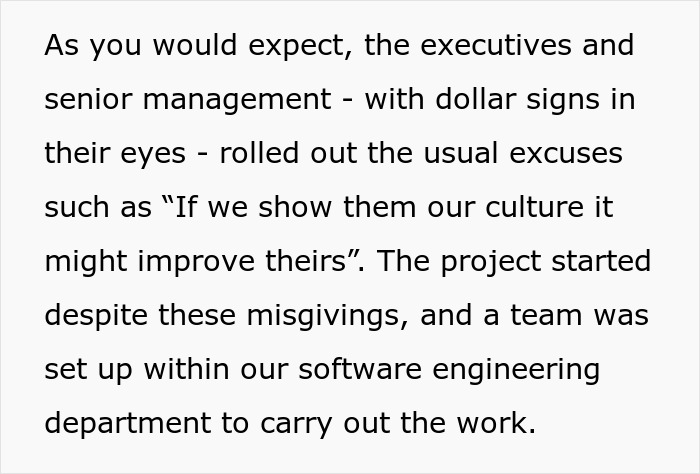 "Thanks For The 2 Years' Free Work": Greedy Execs Take A Project That No One Pays For, Take Away The Bonuses From The Team "Thanks For The 2 Years' Free Work": Greedy Execs Take A Project That No One Pays For, Take Away The Bonuses From The Team
