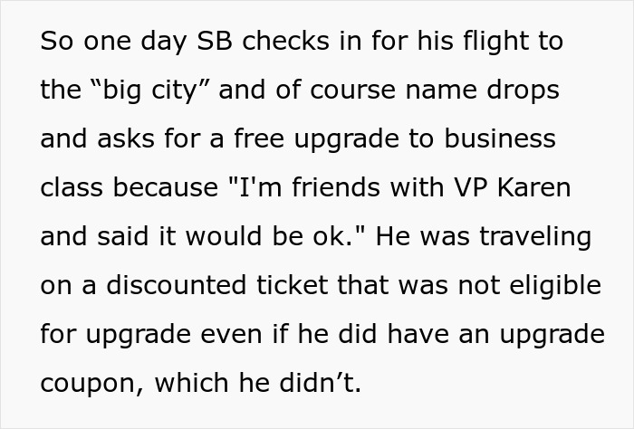 &ldquo;If There&rsquo;s Room&rdquo;: Airline Employee Outsmarts Entitled Customer By Maliciously Complying To Upgrade His Flight
