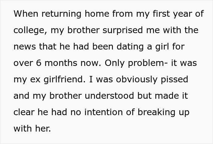 Guy Turns Down Twin Brother And Ex-Girlfriend’s Wedding Invitation, Asks If He’s Wrong Guy Turns Down Twin Brother And Ex-Girlfriend’s Wedding Invitation, Asks If He’s Wrong