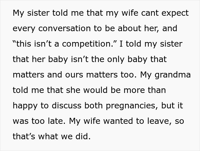 Man Throws Tantrum Over Sister&rsquo;s 38-Week IVF Pregnancy Getting More Attention Than His Wife&rsquo;s, Gets A Reality Check