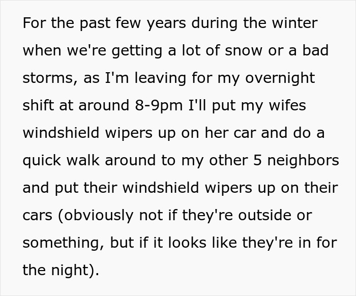 Man Snaps At Helpful Neighbor, His Wife Needs Help The Next Morning But Gets A Refusal This Time