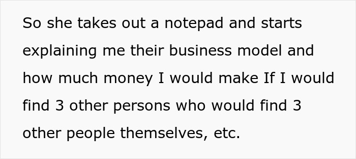 "I Laughed So Much On The Way Home That I Was Crying": Guy Goes On A Date With A Really Pretty Girl, It Ends Up Being A Pyramid Scheme Scam
