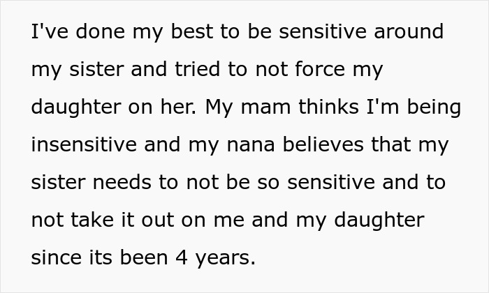 New Mom Sends Her Daughter’s Picture On Sister’s Request, Gets Called A Jerk Since She Had A Miscarriage 4 Years Ago New Mom Sends Her Daughter’s Picture On Sister’s Request, Gets Called A Jerk Since She Had A Miscarriage 4 Years Ago