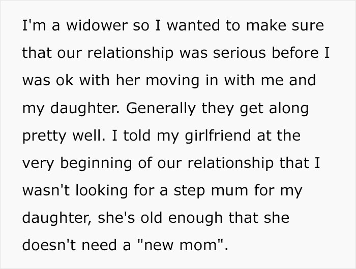 Man Asks Internet To Tell Him If He Is A Jerk For Telling Girlfriend Not To Regulate How His Daughter Looks