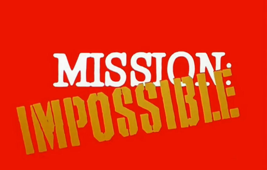 Intro scene from "Mission Impossible" tv show