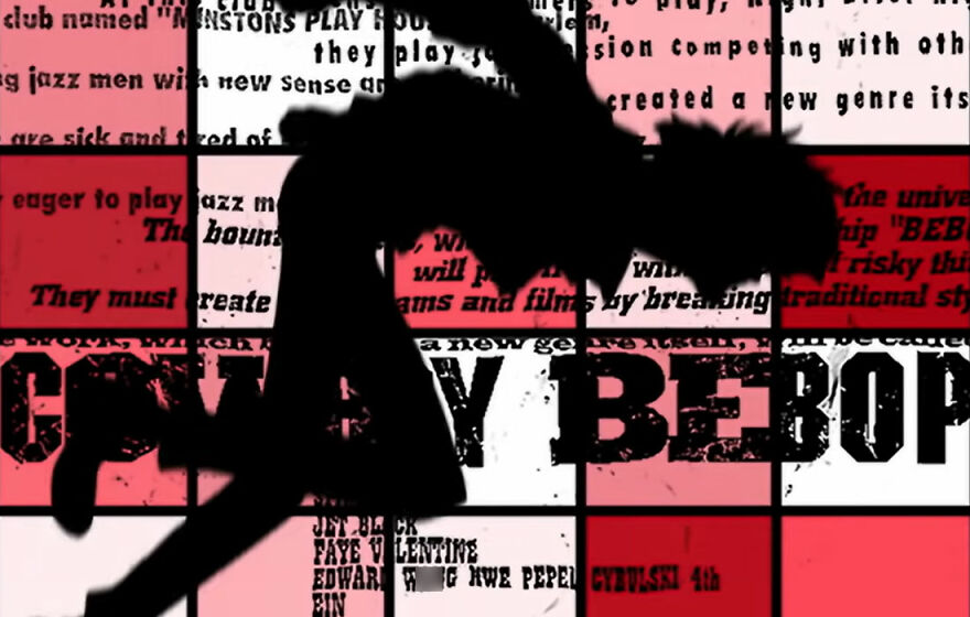 Intro scene from "Cowboy Bebop" tv show