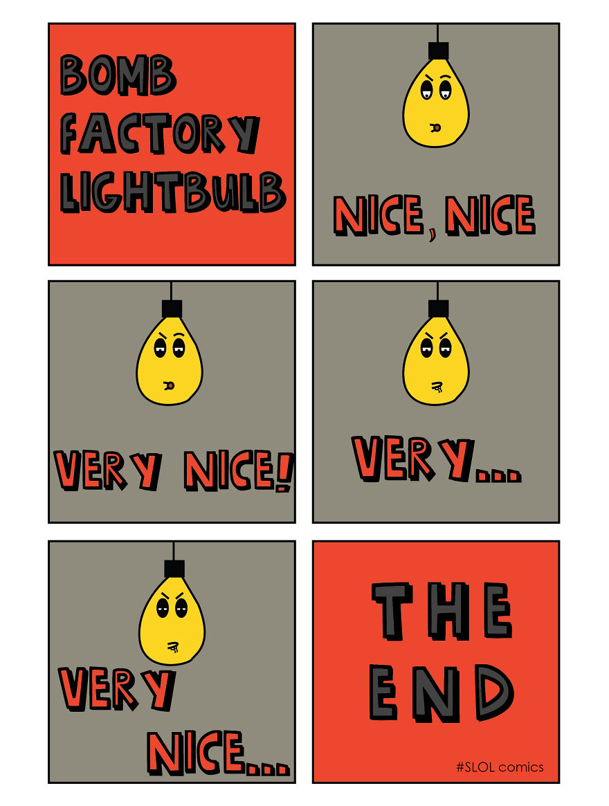 I Create Comics Form A Perspective Of A Lightbulb