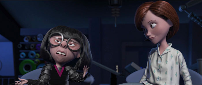 Two animated characters in a dim room, engaging in a discussion, highlighting cartoon quotes relevance to real-life situations.