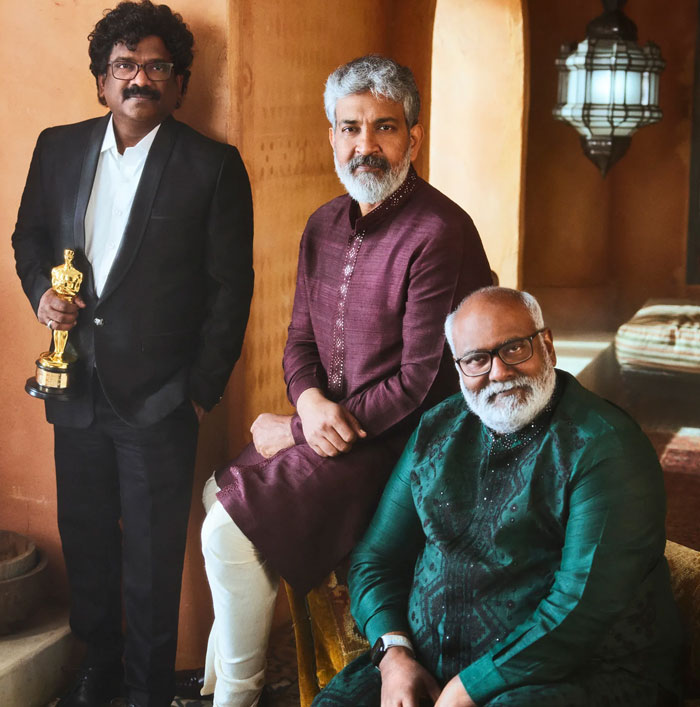 M.M. Keeravaani, S. S. Rajamouli And Chandrabose