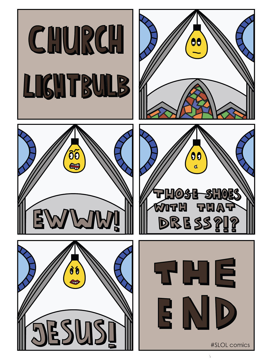 I Create Comics Form A Perspective Of A Lightbulb