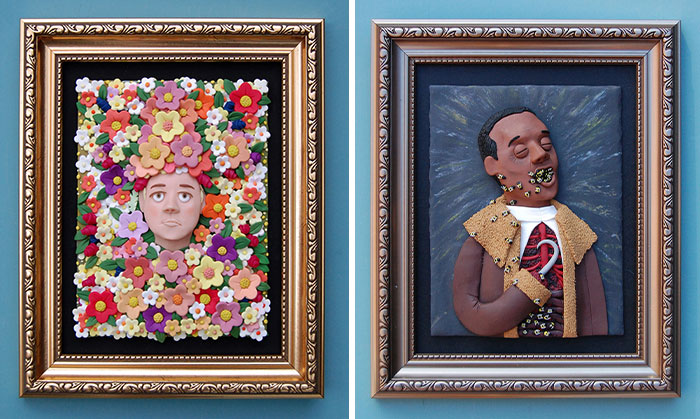 I Am A Clay Artist And Illustrator And I Make ‘Paintings’ Inspired By Movies I Love (16 Pics)